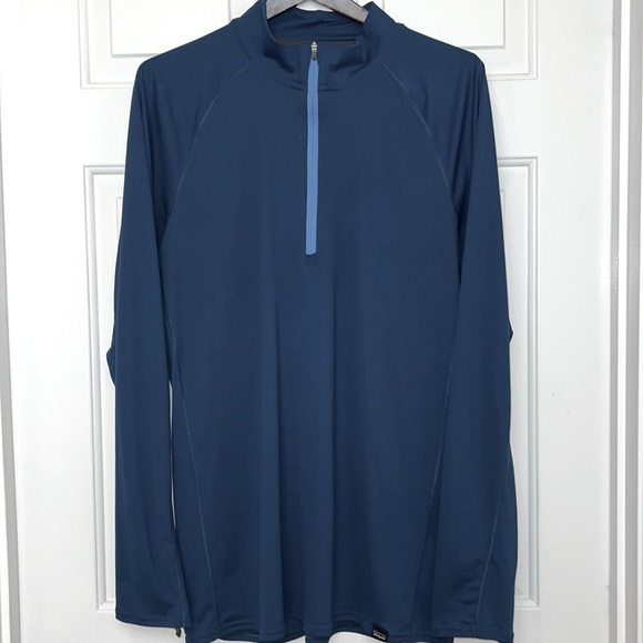 Patagonia Other - Patagonia Lightweight Capilene Baselayer Long Sleeve 1/2 Zip Size XL Blue  Style